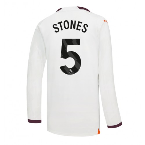 Manchester City John Stones #5 Gostujuci Dres 2023-24 Dugi Rukav